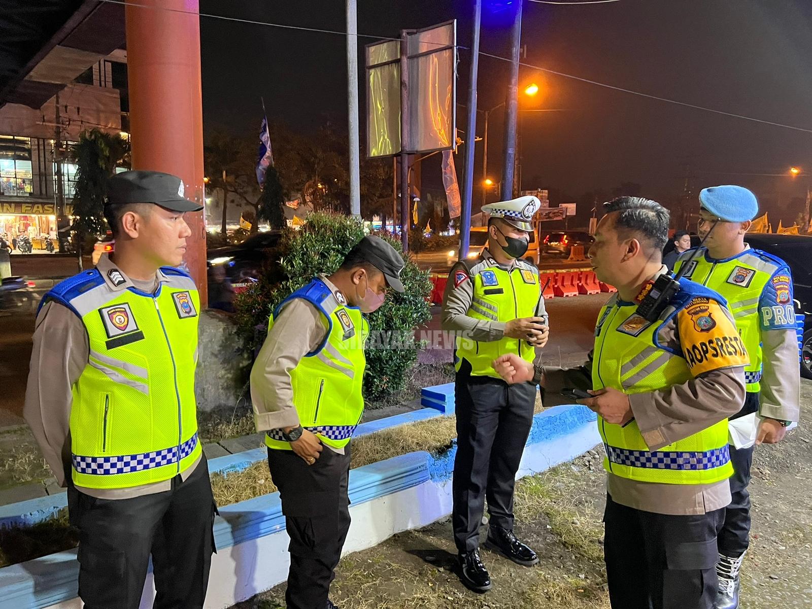 Hari pertama Ops Lilin Toba 2022 Kapolresta Deli Serdang langsung cek ...