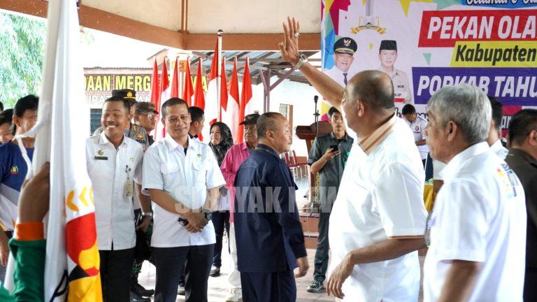 Syah Afandin Buka PORKAB Langkat, Berikut Harapannya